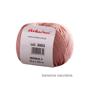 Włóczka Ariadna Wenus 3 [ 50g/125m ] kol. 3003
