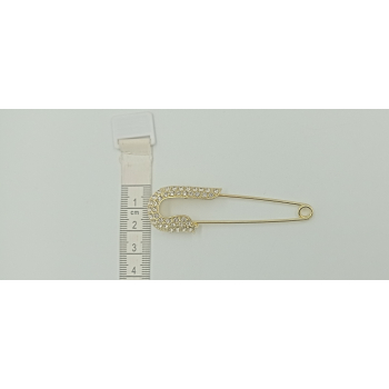 Agrafka ozdobna ZŁOTA