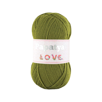Włóczka Papatya LOVE - OLIWKA - 6950 - MOTEK