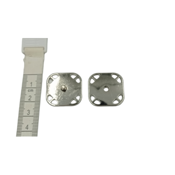 Zatrzaski metalowe 40mm - SREBRNY (op.2szt.)