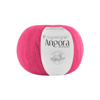 Włóczka Papatya ANGORA - FUKSJA - 4060 - MOTEK