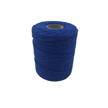 Sznurek bawełniany skręcany 3mm/100m - ROYAL BLUE