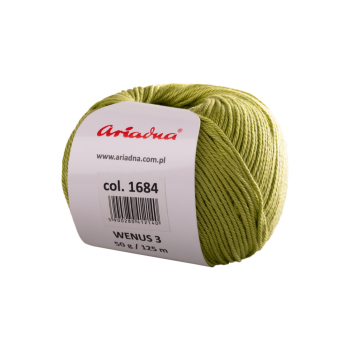 Włóczka Ariadna Wenus 3 [ 50g/125m ] kol.1684