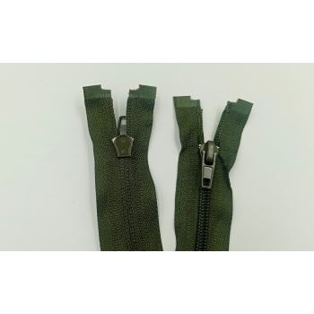 Zamek rozdzielczy sprężynka 85cm - KHAKI (op.2szt.)