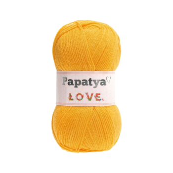 Włóczka Papatya LOVE - JASNY POMARAŃCZ - 8030 - MOTEK
