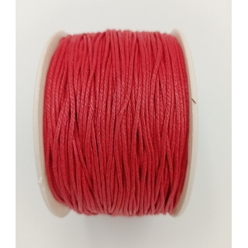Sznurek woskowany 1,2mm CZERWONY (op.91,4m)