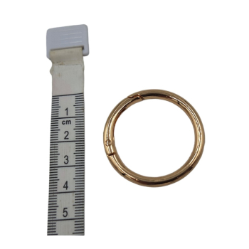 Kółka metalowe [zapięcia] 40mm ZŁOTE (op.2szt.)