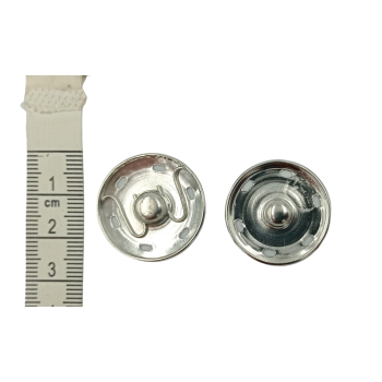 Zatrzaski 25mm SREBRNY (op.10szt)