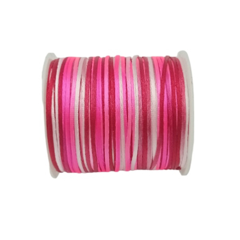 Sznurek satyna 2mm MULITKOLOR (op.45m)