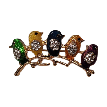 Broszka ozdobna - PTASZKI