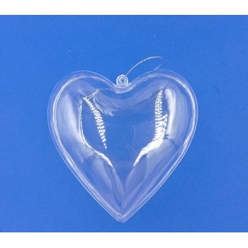Serce akrylowe 10cm (op.5szt.)