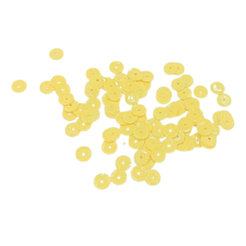 Cekiny pastelowe ŻÓŁTE 8mm [10g]