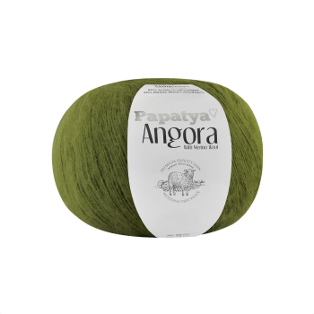 Włóczka Papatya ANGORA - ZIELONY - 6950 - MOTEK
