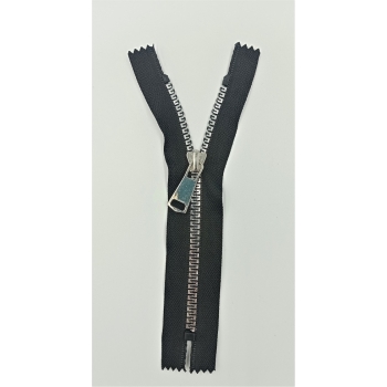 Zamek nierozdzielczy kostka [6] WĘŻYK SREBRNY - 16cm