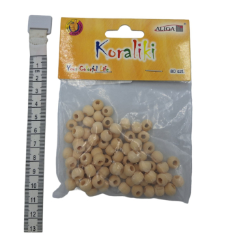 Koraliki drewno 8mm [op.80szt]