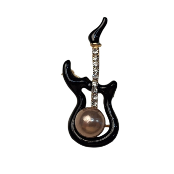 Broszka ozdobna - GITARA  5cm