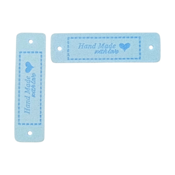 Wszywka hand made NIEBIESKA (op.10szt.)