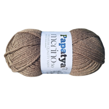 Włóczka Papatya Merino 50 - 9270 - BRĄZ