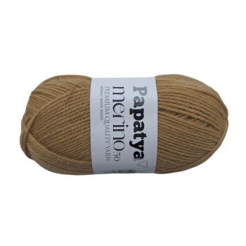 Włóczka Papatya Merino 50 - 9140 - MOTEK - BEŻOWY