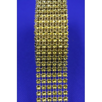 Taśma diamentowa [3cm] złota (op.4,5m)