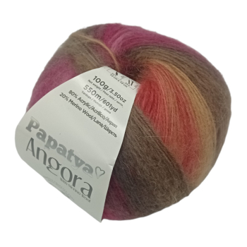 Włóczka Papatya ANGORA - MELANŻ - 60 - MOTEK