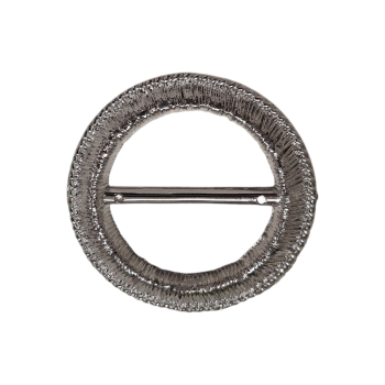 Klamra ozdobna 7cm srebrna