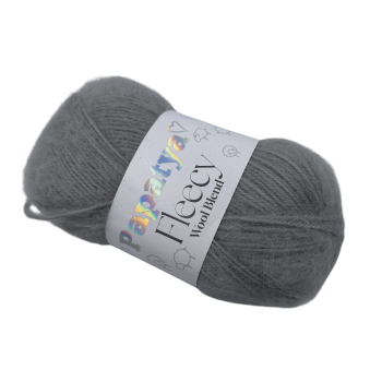 Włóczka Papatya FLEECY - szary - 2560 - MOTEK