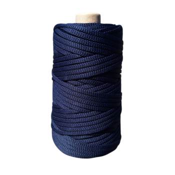 Sznurek poliestrowy płaski 5mm (op.100m ) GRANAT nr 26