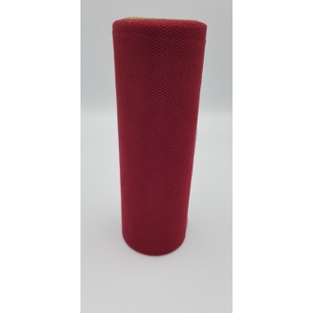 Tiul na szpulce [15cm x 9m] BORDO A18