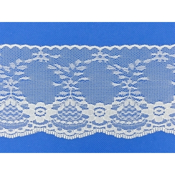 Koronka stabilna 9cm BIAŁA