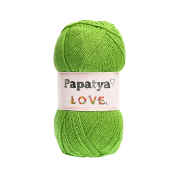 Włóczka Papatya LOVE - ZIELONA - 6050 - MOTEK