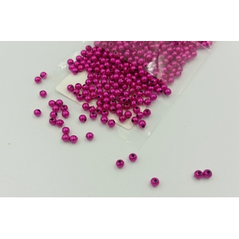 Perełki 4mm - amarant