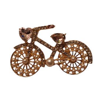 Broszka ozdobna - rower 3x5cm