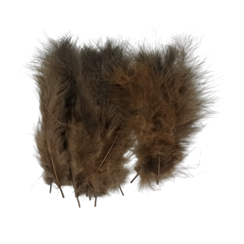 Piórka [10-12cm] - BRĄZ (op.50sztuk)