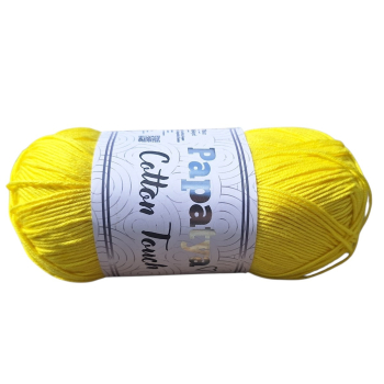 Włóczka Papatya Cotton Touch ŻÓŁTY 0850