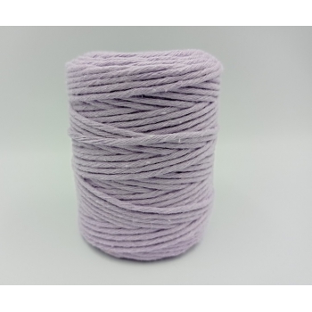 Sznurek bawełniany skręcany 3mm/100m - LILIOWY
