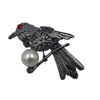 Broszka ozdobna - ptak 4cm