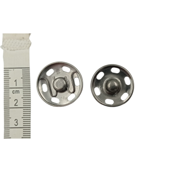 Zatrzaski 22mm GRAFIT (op.10szt)