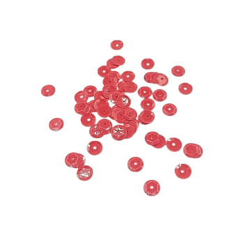 Cekiny pastelowe CZERWONE 8mm [10g]