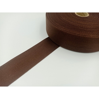 Taśma bawełniana 40mm BRĄZ (op.50m)