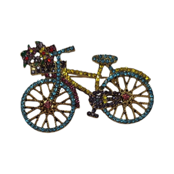 Broszka ozdobna - ROWER 4x5cm