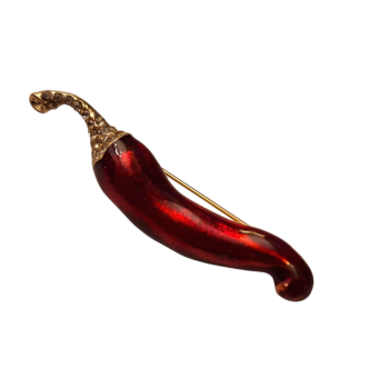 Broszka ozdobna - papryka 5cm