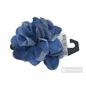 Kwiat na agrafce JEANS