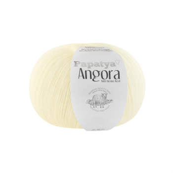 Włóczka Papatya ANGORA - ECRU - 1930 - MOTEK