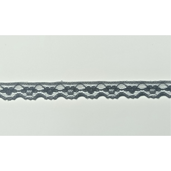 Koronka stabilna 1,5/1,8cm CZARNA