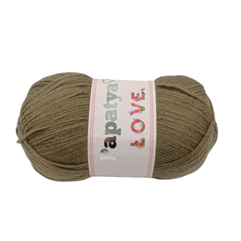Włóczka Papatya LOVE - CIEMNY BEŻ - 9270 - MOTEK