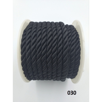 Sznur skręcany 10mm (op.9,1m) CZARNY