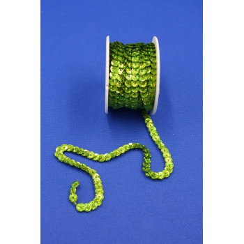 Cekiny taśma 10m - ZIELONY
