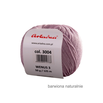 Włóczka Ariadna Wenus 3 [ 50g/125m ] kol. 3004