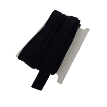 Rzep 20mm DWUSTRONNY czarny (op.5m )